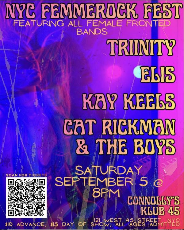 Femmerock w/Triinity/Elis/Kay Keels/Cat Rickman & The Boys: 